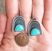 Load image into Gallery viewer, Royston Turquoise Rainbow Earrings

