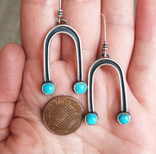Load image into Gallery viewer, Kingman Turquoise Rainbow Earrings
