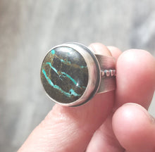 Load image into Gallery viewer, Sierra Nevada Boulder Turquoise Ring
