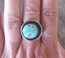 Load image into Gallery viewer, Sierra Nevada Turquoise Moonshadow Ring
