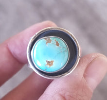 Load image into Gallery viewer, Sierra Nevada Turquoise Moonshadow Ring
