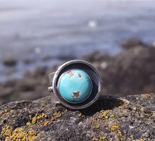 Load image into Gallery viewer, Sierra Nevada Turquoise Moonshadow Ring
