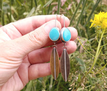 Load image into Gallery viewer, Kingman Turquoise Earrings
