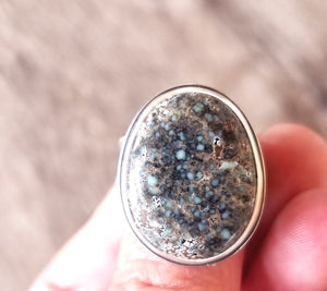 Poseidon Variscite Galaxy Ring