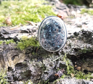 Poseidon Variscite Galaxy Ring