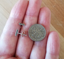 Load image into Gallery viewer, Sterling Silver Bar Studs
