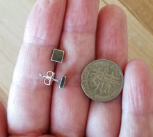 Load image into Gallery viewer, Sterling Silver Square Studs
