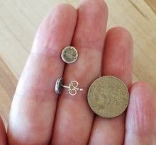 Load image into Gallery viewer, Sterling Silver Moon Studs
