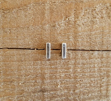 Load image into Gallery viewer, Sterling Silver Bar Studs
