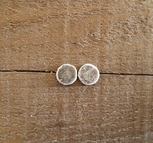 Load image into Gallery viewer, Sterling Silver Moon Studs

