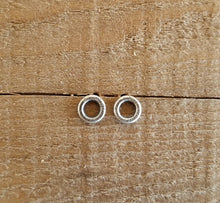 Load image into Gallery viewer, Sterling Silver Moon Studs
