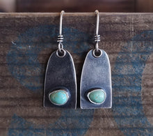 Load image into Gallery viewer, Old Stock Turquoise Nugget Earrings
