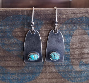 Old Stock Turquoise Nugget Earrings