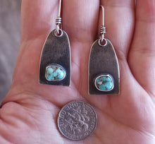 Load image into Gallery viewer, Old Stock Turquoise Nugget Earrings
