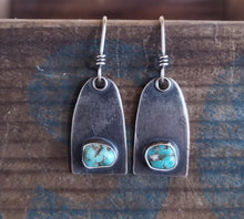 Load image into Gallery viewer, Old Stock Turquoise Nugget Earrings
