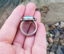 Load image into Gallery viewer, A Little Luck Blue Moon Turquoise Ring
