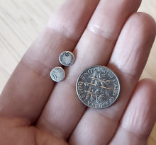 Load image into Gallery viewer, Sterling Silver Moon Studs
