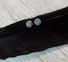 Load image into Gallery viewer, Sterling Silver Moon Studs
