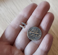 Load image into Gallery viewer, Small Sterling Silver Bar Studs
