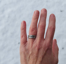 Load image into Gallery viewer, Sterling Silver Stacking Rings size 5.75
