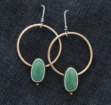 Load image into Gallery viewer, Alchemy Turquoise Hoops

