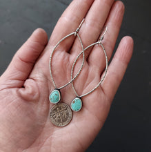 Load image into Gallery viewer, Earthy Turquoise Dangles
