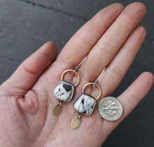 Load image into Gallery viewer, White Buffalo Earrings

