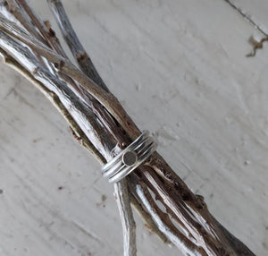 Full Moon Stacking Rings-size 7.5