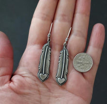 Load image into Gallery viewer, Heart Space Earrings no.2

