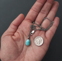 Load image into Gallery viewer, Turquoise Drop Necklace
