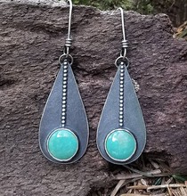 Load image into Gallery viewer, Kingman Turquoise Earrings
