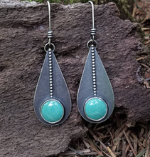Load image into Gallery viewer, Kingman Turquoise Earrings
