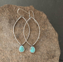 Load image into Gallery viewer, Earthy Turquoise Dangles
