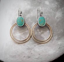 Load image into Gallery viewer, Moon Hoops
