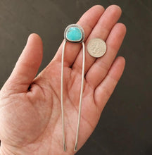 Load image into Gallery viewer, Turquoise Hair Pin no.1

