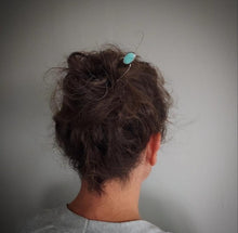 Load image into Gallery viewer, Royston Turquoise Hair Fork

