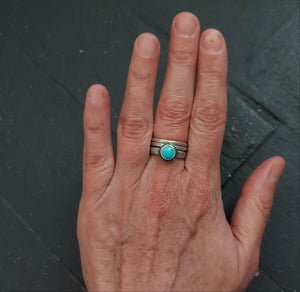 Turquoise Stacking Ring Set