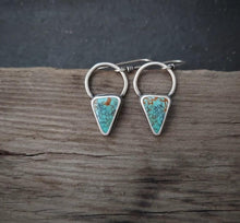 Load image into Gallery viewer, Bluebird Hoops
