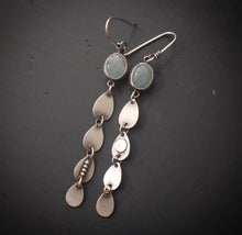 Load image into Gallery viewer, Aquamarine Dream Space Earrings
