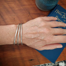 Load image into Gallery viewer, Sterling Silver Element Bangles
